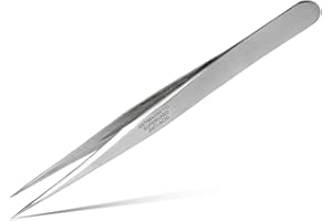 SZELES Vetus Tweezer Non-magnetic Stainless Steel Pointed Tip ST-10