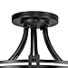 Deco Modern Ceiling Light Semi Flush Mount Fixture Oil Rubbed Bronze 16