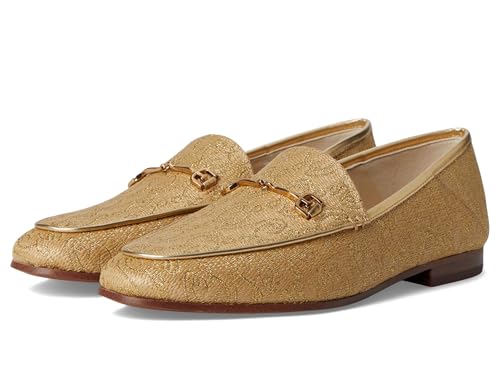 Sam Edelman Women’s Loraine Loafer, Natural Logo Multi, 9
