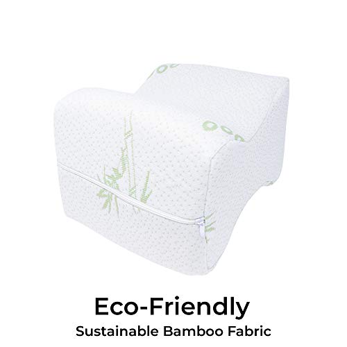 Komfie Bamboo Knee Pillow Cover Replacement Leg Pillow Case Cooling