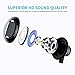 Bluetooth Headphones Bass Earbuds with Mic Bluetooth V5.0 Noise Cancelling in-Ear Sweatproof Earphones for Mens Sports Headsets Lightweight Portable Gymthumb 4