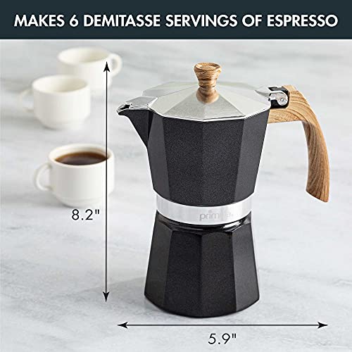 Primula Aluminum Stove Top Espresso Maker, Percolator Pot for Moka, Cuban Coffee, Cappuccino