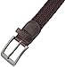 GALLERY SEVEN Woven Elastic Braided Belt For Men - Fabric Stretch Casual Belt - Brown - X-Large (44-48