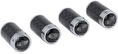Carbon Fiber Sports Style Car Tire wheel Valve stem caps Fit For Mini Copper All Model 4-pcs set