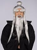 Fun World Men's Sensei Wig and Beard Set