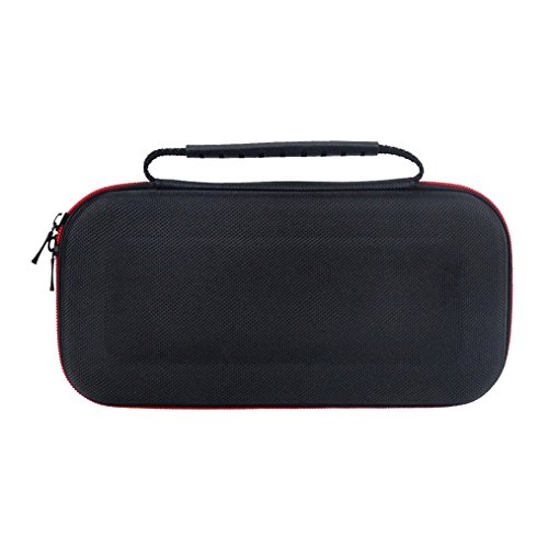 Mavis's Diary Switch Carrying Case with Red zipper compatible with Nintendo Switch - 8 Game Cartridges Protective Hard Shell Travel Carrying Case Pouch for Nintendo Switch Console & Accessories, Black - Thumbnail 5