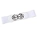 GRACE KARIN Belle Accessories Buckle Style Elastic Waist Belt Womnes Fashion Belt Size L CL0413-2, White (Cl0413-2)