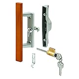 Prime-Line Products C 1064 Sliding Door Handle Set, Wood Pull, Aluminum Diecast, Viking