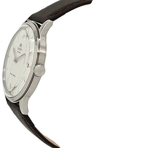 Orient-Mens-Stainless-Steel-Automatic-Watch-with-Leather-Strap-Brown-22-Model-FAC0000EW0