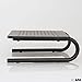 Ilyapa lyapa Monitor Stand Riser for Laptop Computer - 2 Pack Black Vented Desktop Riser with Underneath Storage for Home Office PC, Printer, TV, Phone
