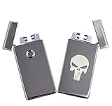 Dual Arc Plasma Punisher Skull Windproof Flameless