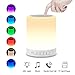 Night Light Bluetooth Speakers, Aufitker Portable Wireless Bluetooth Speaker Bedside Table Lamp Desk Lamp, Smart Touch Control LED Mood Lamp, TF Card/AUX/Speakerphone (Bluetooth speaker lamp)