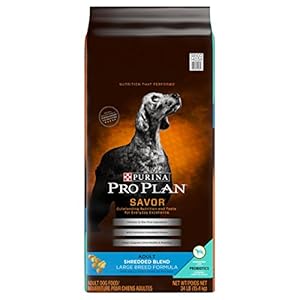 Image of Purina Pro Plan With Probiotics Large Breed Dry Dog Food; SAVOR Shredded Blend Large Breed Formula - 34 lb. Bag