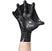 DarkFin Webbed Power Swimming Gloves (1 Pair) for Men, Women, Scuba Diving, Snorkeling, Spearfishing, Surfing in Cold Water, Ultra Thin Hand Fins, Pool Swim Paddles for Water Aerobics, Black