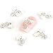 350buy 10pcs Bow Tie Heart Alloy 3D Rhinestone Nail Art Slice DIY Decoration
