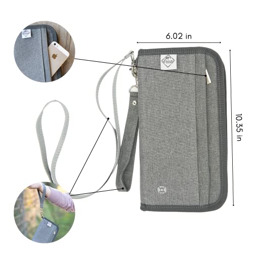 RFID Passport Holder Family wallet Waterproof Family Passport Holder