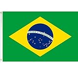 Vista Flags Brazil 3'x5' Polyester Flag