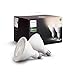 Philips Hue White Outdoor PAR38 13W Smart Bulbs (Philips Hue Hub required), 2 White PAR38 LED Smart Bulbs, Works with Alexa, Apple HomeKit and Google Assistant
