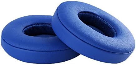 Moberlin Headphones Ear Cushion Earmuffs for Beats Solo 2/3 Bluetooth Wireless Headphones - Replacement Earpads Ear Cushion Earmuffs Accessory Type 1 Color Blue