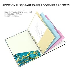 Rimilak Spiral Clipboard Folio with Refillable