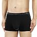 DAVID ARCHY Men's Underwear Micro Modal Dual Pouch Trunks Support Ball Pouch Bulge Enhancing Boxer Briefs for Men 3 or 4 Pack(S,Black/Dark Gray)