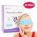 Gentle Steam Eye Heat Mask, Hawwwy 10 Pack, The Best Heating Eye Mask, Just Put-On and Relax, Reduces Stress, Puffy Eyes Dark Circles, Disposable, Compress Moist Compresses Dry Hot Heated Pad