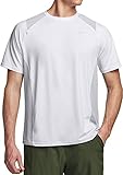 TSLA Men's Workout Running Shirts, Quick Dry