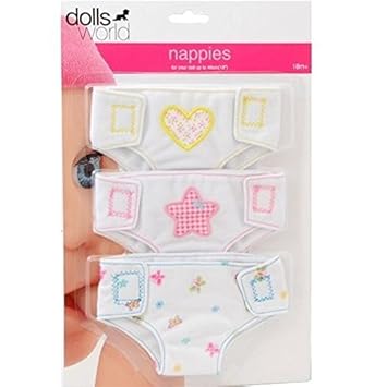 Dolls World Pañales de tela