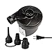 Tuomico Electric Air Pump, Portable Quick-Fill AC Inflator Deflator Pump for Air Mattress Inflatables Pool Floats Water Toy Raft Bed Boat Pool Toy with 3 Nozzles 110-120 Volt