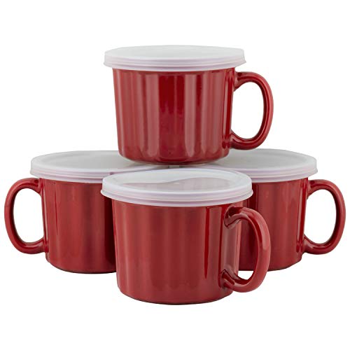 10 Strawberry Street 16oz Set of 4 Soup Mug with