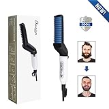 CHARMINER Electric Comb for Men, Hair Straightener for Hair and Beard, Adjustable Temperature Magic Massage Comb Multi-functional Electric Hair Tool