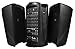 Fender Passport Venue Portable PA System Bundle with Compact Speaker Stands, XLR Cable, and Instrument Cable