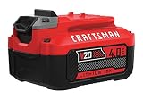 CRAFTSMAN V20 Lithium Ion Battery, 4.0-Amp Hour (CMCB204)