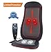 Back Massage Seat Full Cushion Shiatsu Massager Pad with Heat, IDODO Deep Soothing Kneading, Rolling and Vibrating for Office Chair and Car