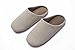 Slippers,WoDealWomen's Cotton Cloth Spa Slipper(XL:US size 8-9(UK size 7.5-8), Brown)
