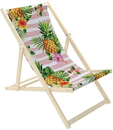 Amazon.de: Novamat Gartenliege aus Holz Klappbar Liegestuhl Relaxliege