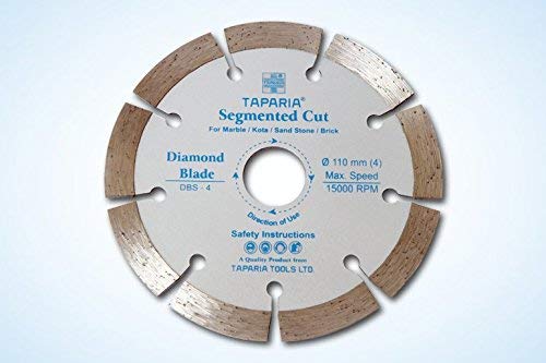 Taparia DBS-4 110Mm Diamond Cutting Blade Segmented Cut (Pack of 10 )