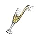 Godinger Champagne Flutes, Wine Glasses, Champagne Glasses, Holiday Glasses, Dublin Collection - Set of 12