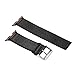 Hontao Stylish Band Compatible with iWatch 38mm 40mm 42mm 44mm Woven Nylon with Soft Leather Strap for Series 5/4/3/2/1