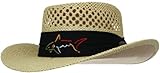 Greg Norman Men's Branded Straw Hat