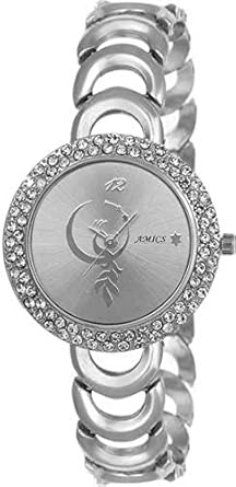 New Stylish Analogue Silver Dial Fashion Watch for Women & Gilrs