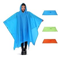 Pangxiannv Multi-Purpose Raincoat Climbing Waterproof Camping Tent Mat 3-in-1 Multi-Function Raincoat Clear Raincoat Toddler Raincoat Rain Coats Women Boys Raincoat Rain Slicker Long