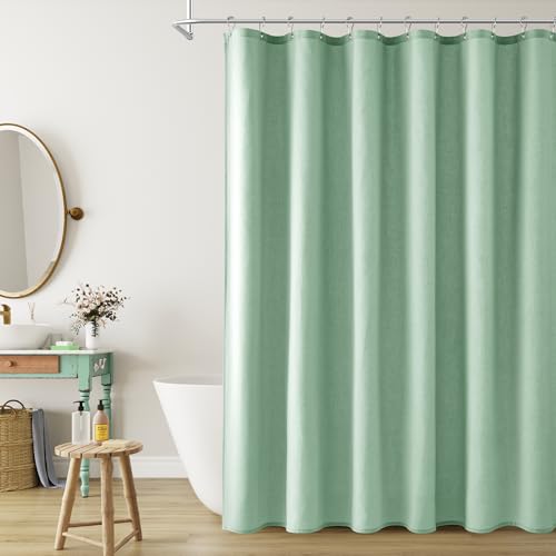 Naturoom Linen Shower Curtain Long