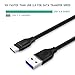 Nekteck USB C Cable, Type C to USB 3.0 Type A Male Data & Charging Cord 5 Pack[ 1ft x 1, 3ft x 3, 6ft x 1] with 56k ohm Resistor Galaxy Note 8 S8/S8 Plus S9/S9 Plus, Pixel 3 2/XL, OnePlus 6, More