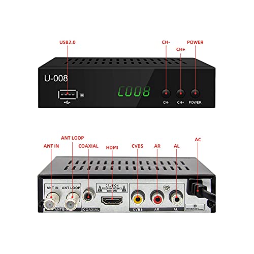 Digital TV Converter Box UBISHENG U008 Set Top Box/ TV Cable Box