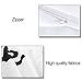 Ucharge Black White Duvet Cover Set Queen, Simple Room Decor 3Pcs Bedding Set with Quilt Cover and 2 Pillowcases