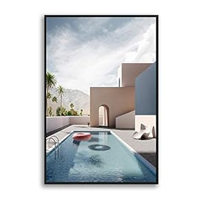 Framed Canvas Wall Art for Living Room, Bedroom Colorful Corridor Canvas Prints for Modern Home Decoration Ready to Hang - 16"x24" inches