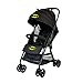KidsEmbrace Batman Lightweight Compact Stroller, DC Comics Collapsable Stroller with Canopy, Black, 7701BATBK