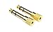 Devinal Professional 6.35mm 1/4 inch Plug to 3.5mm 1/8 inch Jack Gold Plated TRS AUX Stereo Audio Headphone Jack Adapter Converter Connector(2 Pack)