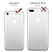 iPhone 7 Case, ROCK [Carbon Fiber] - [Light Thin Cover] [Non Slip] [Fingerprint Free] Case For Apple iPhone 7 - Black